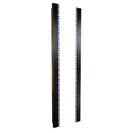 Hammond HWMSR24U Square-Hole Mounting Rail Pair for HWM 24U Wall-Mount Rack Cabinet.