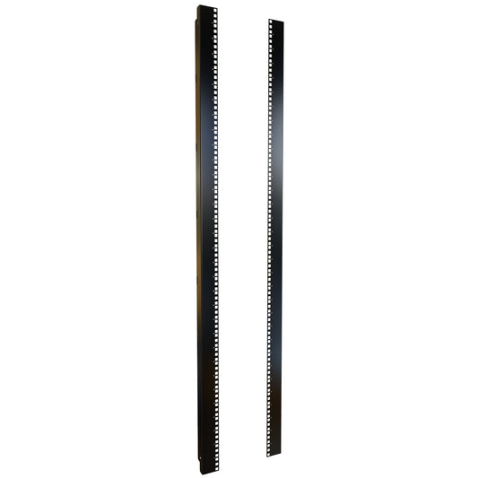 Hammond HWMSR32U Square-Hole Mounting Rail Pair for HWM 32U Wall-Mount Rack Cabinet.
