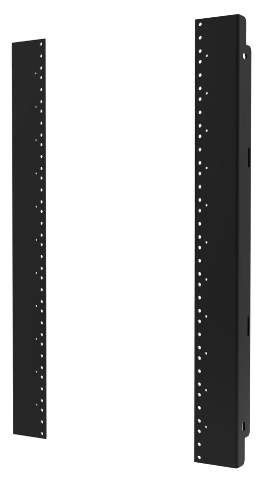 Hammond HWMTR12U 10-32 Threaded Mounting Rail Pair for HWM 12U Wall-Mount Rack Cabinet.