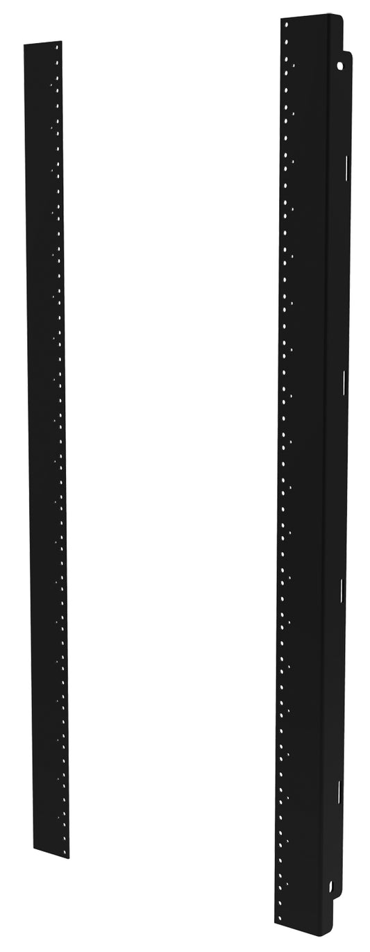 Hammond HWMTR20U 10-32 Threaded Mounting Rail Pair for HWM 20U Wall-Mount Rack Cabinet.