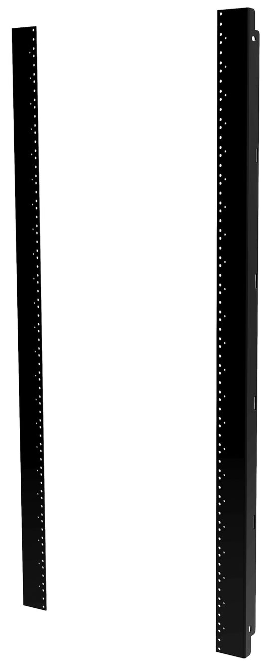 Hammond HWMTR24U 10-32 Threaded Mounting Rail Pair for HWM 24U Wall-Mount Rack Cabinet.