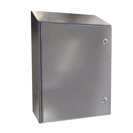 Hammond HYW20168SS Hygienic N4X Stainless Steel Wallmount Enclosure 304SS 20" x 16" x 8"