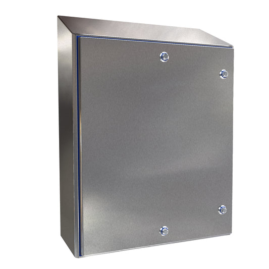 Hammond HYW24208SS Hygienic N4X Stainless Steel Wallmount Enclosure 304SS 24" x 20" x 8"