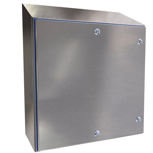 Hammond HYW242410SS Hygienic N4X Stainless Steel Wallmount Enclosure 304SS 24" x 24" x 10"