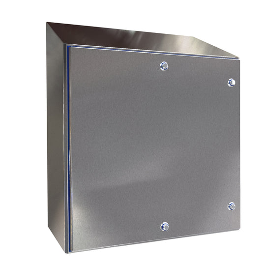 Hammond HYW242412SS Hygienic N4X Stainless Steel Wallmount Enclosure 304SS 24" x 24" x 12"