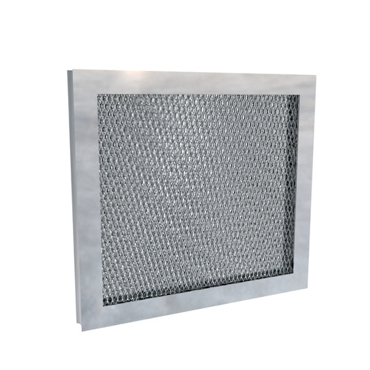 Hammond LFK66 Replacement Aluminum Filter Pair for 1481L3R Type 3R Louvered Vent Kit, 4.375 x 4.00" H x W.