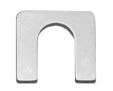 Hammond M3299-1131 Heavy-Duty Extruded Aluminum Rectangle Pull Handle, Clear Anodized, 1.26" Mounting Centers, M4-0.7 Thread, Hardware Included.