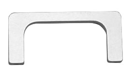 Hammond M3299-1231 Heavy-Duty Extruded Aluminum Rectangle Pull Handle, Clear Anodized, 3.00" Mounting Centers, M4-0.7 Thread, Hardware Included.