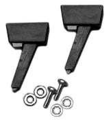 Hammond M3784-7001 Spring-Locked Folding Tilt Leg Pair, Black Polyamide, 2.60" Closed Length x 1.80" Open Height, Hardware Included.