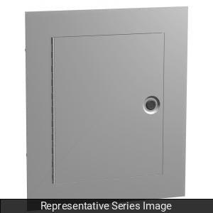 Hammond N1WF864 N1 Flush Mount Enclosure - 8" x 6" x 4" - Steel/Gray