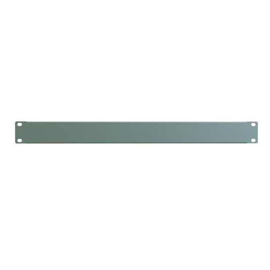 Hammond PBFS19001GY2 1U Flanged Rack Filler Panel, 16-Gauge Formed Steel, 19.00" W x 1.75" H, Dark Gray.