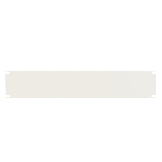 Hammond PBFS19003WH 2U Flanged Rack Filler Panel, 16-Gauge Formed Steel, 19.00" W x 3.50" H, White.