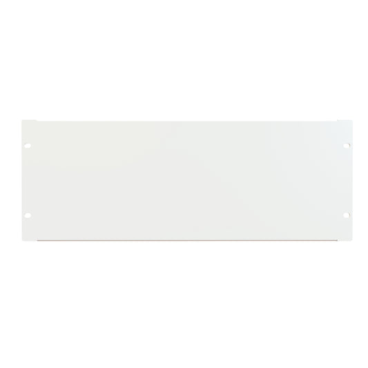 Hammond PBFS19007WH 4U Flanged Rack Filler Panel, 16-Gauge Formed Steel, 19.00" W x 7.00" H, White.