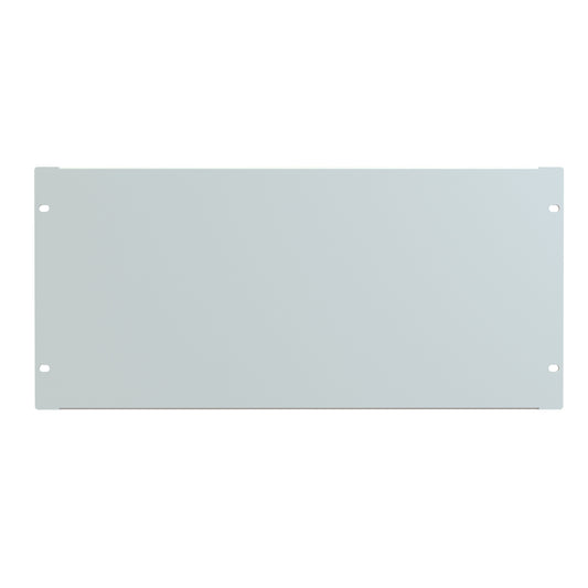 Hammond PBFS19008LG2 5U Flanged Rack Filler Panel, 16-Gauge Formed Steel, 19.00" W x 8.75" H, Light Gray.