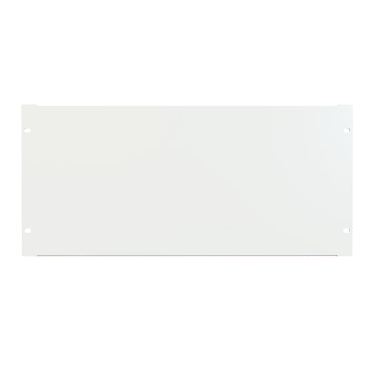 Hammond PBFS19008WH 5U Flanged Rack Filler Panel, 16-Gauge Formed Steel, 19.00" W x 8.75" H, White.