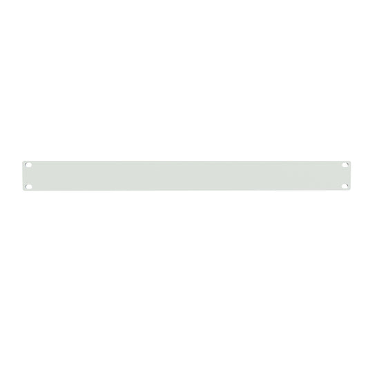 Hammond PBPA19001LG2 1U Flat Rack Filler Panel, 0.125" 5052-H32 Aluminum, 19.00" W x 1.75" H, Light Gray.