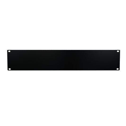 Hammond PBPA19003BK 19" Aluminum Rack Panel, Black 3.50"H (2U)