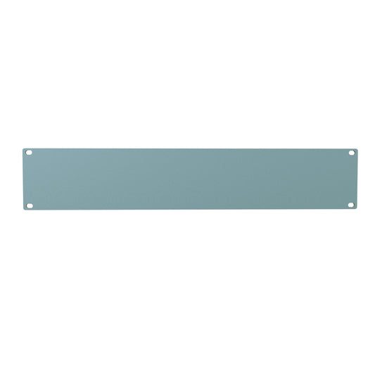 Hammond PBPA19003GY2 2U Flat Rack Filler Panel, 0.125" 5052-H32 Aluminum, 19.00" W x 3.50" H, Dark Gray.