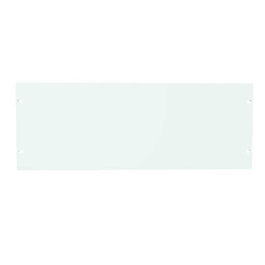 Hammond PBPA19007WH 4U Flat Rack Filler Panel, 0.125" 5052-H32 Aluminum, 19.00" W x 7.00" H, White.