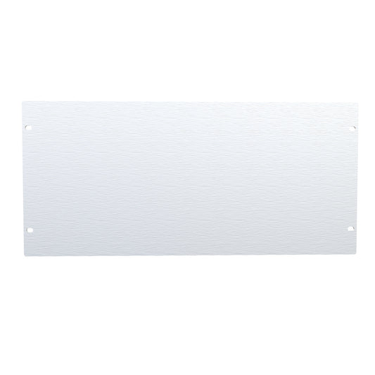 Hammond PBPA19008UNF 5U Flat Rack Filler Panel, 0.125" 5052-H32 Aluminum, 19.00" W x 8.75" H, Unfinished.