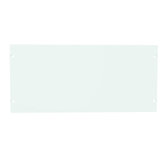 Hammond PBPA19008WH 5U Flat Rack Filler Panel, 0.125" 5052-H32 Aluminum, 19.00" W x 8.75" H, White.