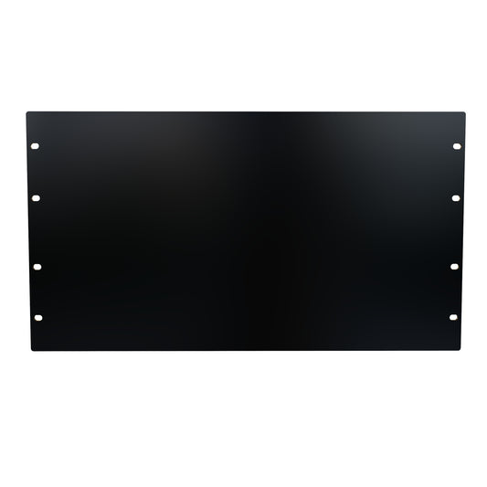 Hammond PBPA19010BK 19" Aluminum Rack Panel, Black 10.50"H (6U)