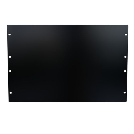 Hammond PBPA19012BK 7U Flat Rack Filler Panel, 0.125" 5052-H32 Aluminum, 19.00" W x 12.25" H, Black.