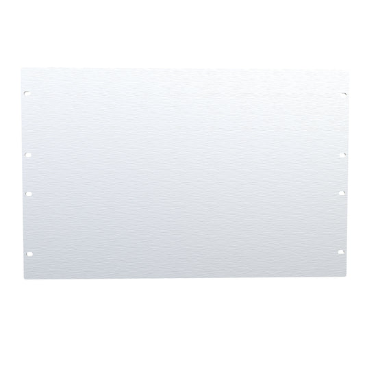 Hammond PBPA19012UNF 7U Flat Rack Filler Panel, 0.125" 5052-H32 Aluminum, 19.00" W x 12.25" H, Unfinished.