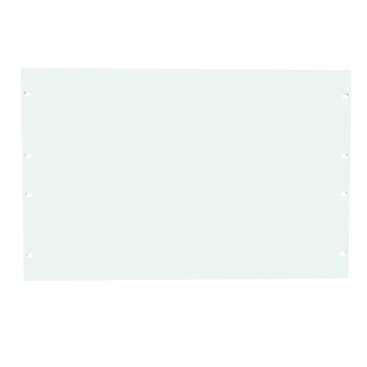Hammond PBPA19012WH 7U Flat Rack Filler Panel, 0.125" 5052-H32 Aluminum, 19.00" W x 12.25" H, White.