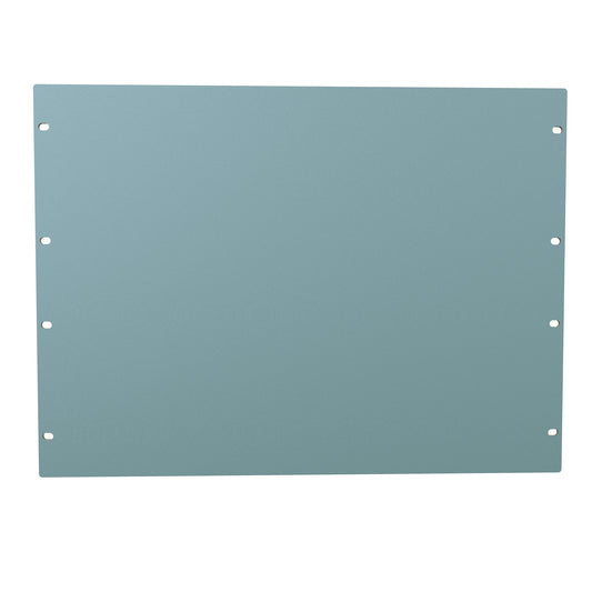 Hammond PBPA19014GY2 8U Flat Rack Filler Panel, 0.125" 5052-H32 Aluminum, 19.00" W x 14.00" H, Dark Gray.