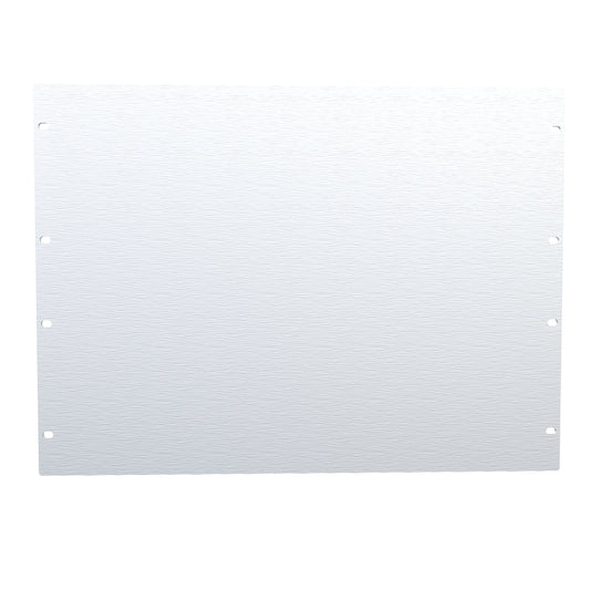 Hammond PBPA19014UNF 8U Flat Rack Filler Panel, 0.125" 5052-H32 Aluminum, 19.00" W x 14.00" H, Unfinished.