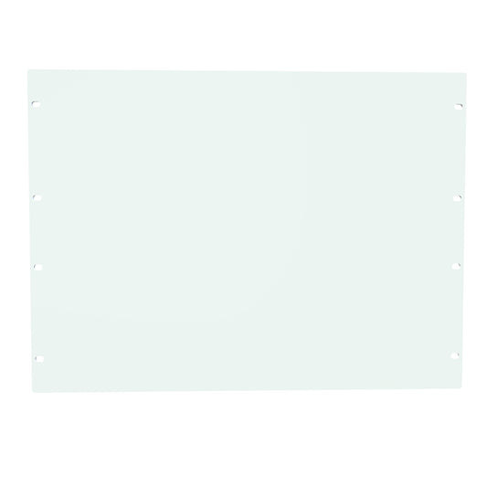 Hammond PBPA19014WH 8U Flat Rack Filler Panel, 0.125" 5052-H32 Aluminum, 19.00" W x 14.00" H, White.