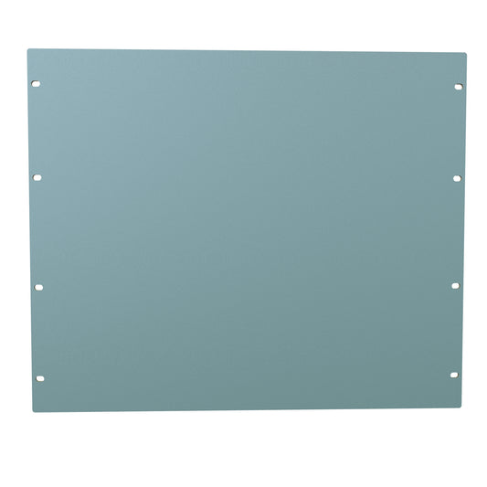 Hammond PBPA19015GY2 9U Flat Rack Filler Panel, 0.125" 5052-H32 Aluminum, 19.00" W x 15.75" H, Dark Gray.