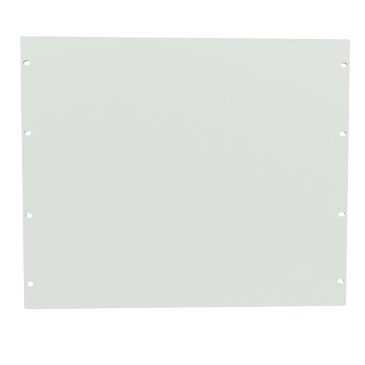 Hammond PBPA19015LG2 9U Flat Rack Filler Panel, 0.125" 5052-H32 Aluminum, 19.00" W x 15.75" H, Light Gray.