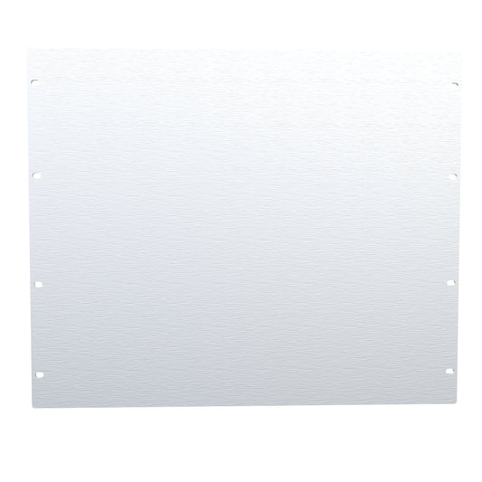 Hammond PBPA19015UNF 9U Flat Rack Filler Panel, 0.125" 5052-H32 Aluminum, 19.00" W x 15.75" H, Unfinished.