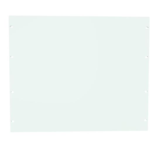 Hammond PBPA19015WH 9U Flat Rack Filler Panel, 0.125" 5052-H32 Aluminum, 19.00" W x 15.75" H, White.
