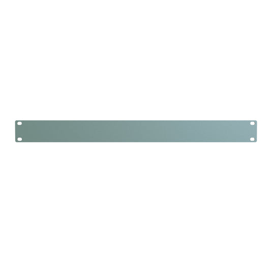 Hammond PBPS19001GY2 1U Flat Rack Filler Panel, 14-Gauge Steel, 19.00" W x 1.75" H, Dark Gray.