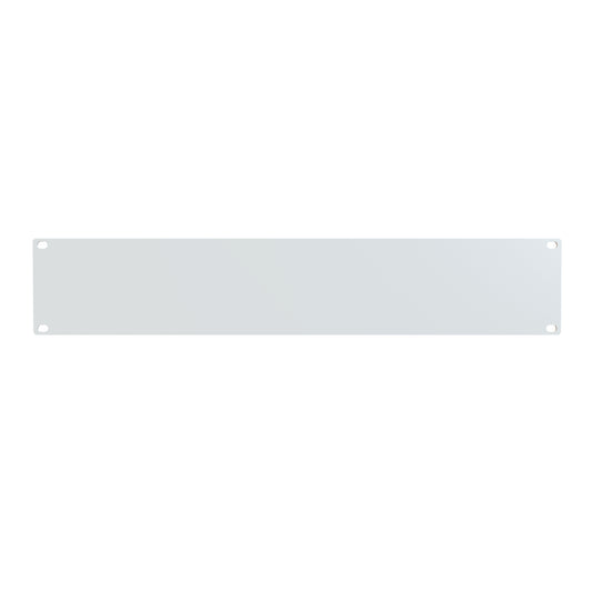 Hammond PBPS19003WH 2U Flat Rack Filler Panel, 14-Gauge Steel, 19.00" W x 3.50" H, White.