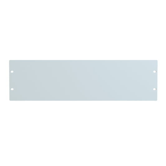 Hammond PBPS19005LG2 3U Flat Rack Filler Panel, 14-Gauge Steel, 19.00" W x 5.25" H, Light Gray.