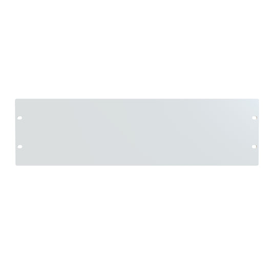 Hammond PBPS19005WH 3U Flat Rack Filler Panel, 14-Gauge Steel, 19.00" W x 5.25" H, White.