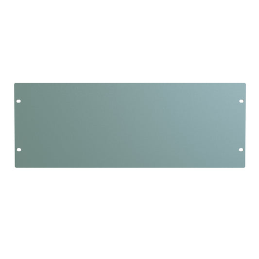 Hammond PBPS19007GY2 4U Flat Rack Filler Panel, 14-Gauge Steel, 19.00" W x 7.00" H, Dark Gray.