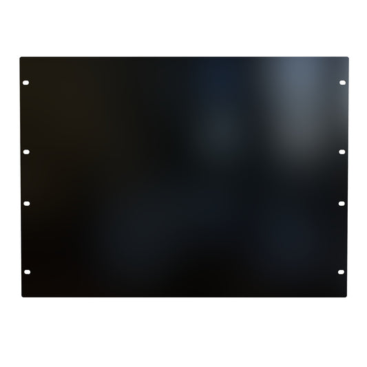 Hammond PBPS19014BK 8U Flat Rack Filler Panel, 14-Gauge Steel, 19.00" W x 14.00" H, Black.