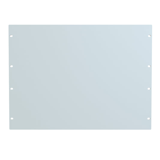 Hammond PBPS19014LG2 8U Flat Rack Filler Panel, 14-Gauge Steel, 19.00" W x 14.00" H, Light Gray.
