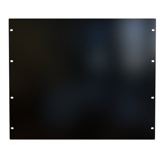 Hammond PBPS19015BK 9U Flat Rack Filler Panel, 14-Gauge Steel, 19.00" W x 15.75" H, Black.