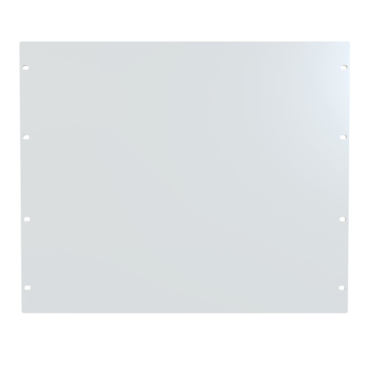 Hammond PBPS19015WH 9U Flat Rack Filler Panel, 14-Gauge Steel, 19.00" W x 15.75" H, White.