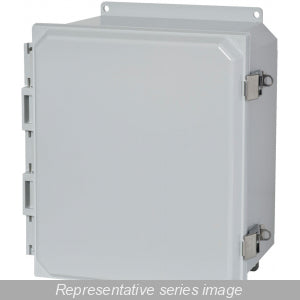 Hammond PCJ12126L Junction Box Polycarb 12" x 12" x 6" Latch Cover w/Feet