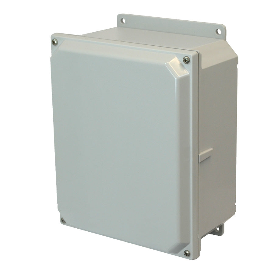 Hammond PCJ864F Junction Box Polycarb 8" x 6" x 4" Lift-Off Screw Cover w/Flange