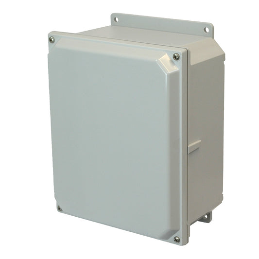 Hammond PCJ864F Junction Box Polycarb 8" x 6" x 4" Lift-Off Screw Cover w/Flange