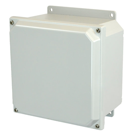 Hammond PCJ884F Junction Box Polycarb 8" x 8" x 4" Lift-Off Screw Cover w/Flange