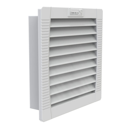 Hammond PFA20000LG Type 12 Exhaust Filter, ABS-FR, 91% Efficiency, 5.71" H x 5.71" W x 1.02" D, Light Gray.